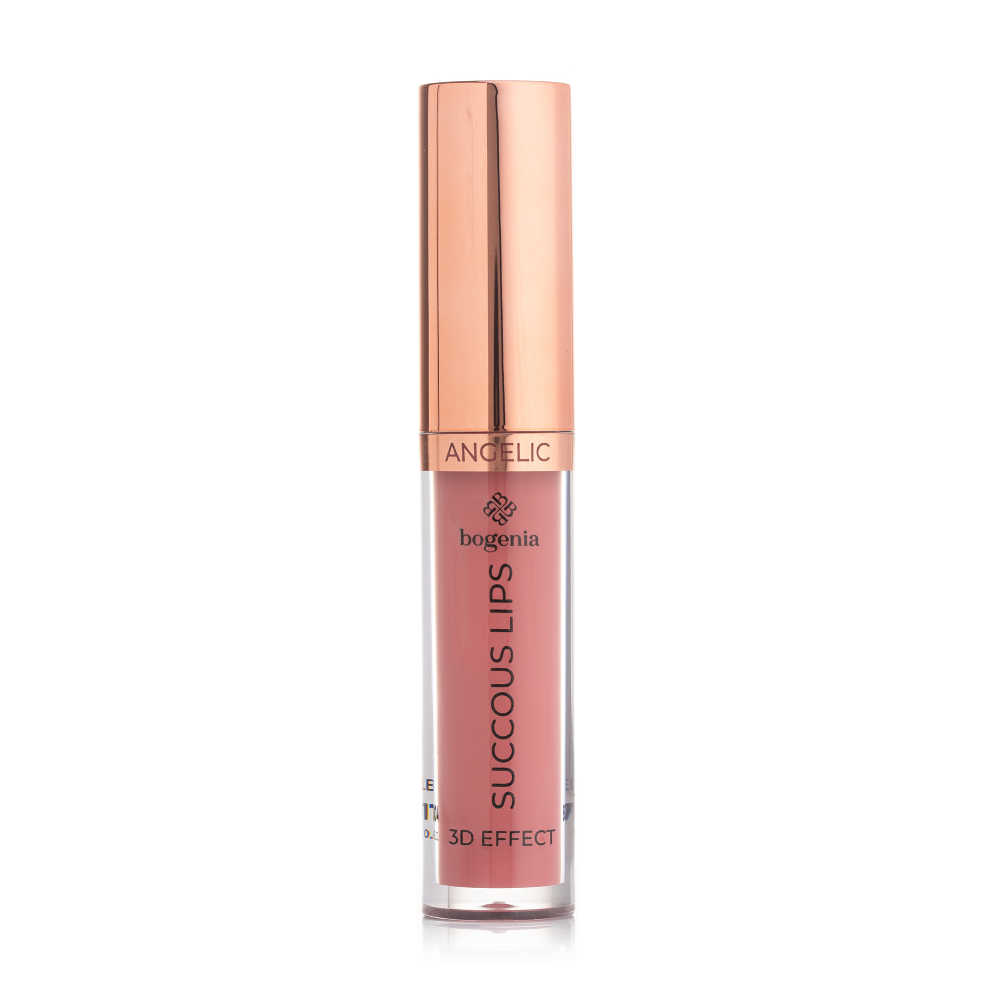 Рідка помада для губ Bogenia Angelic Succous Lips 3D Effect BG711, 004 Elegy, 5.2 мл